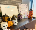 ワイケイアート3Fショールーム、季節の飾りつけ🎃🍁